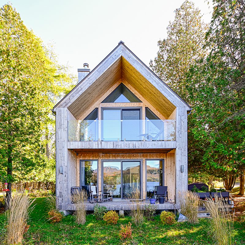 Chalet préfabriqué en kit