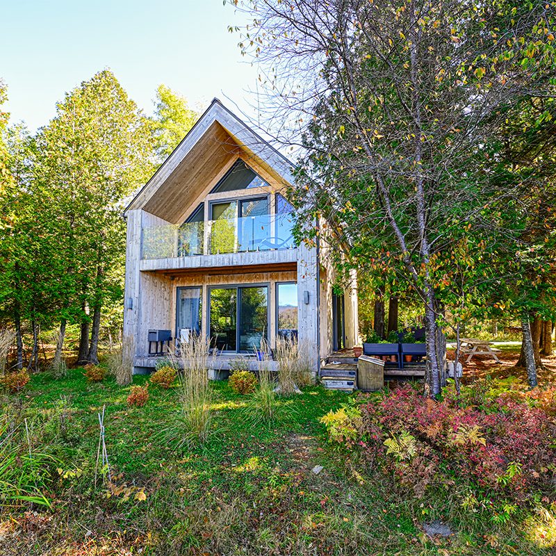 Chalet préfabriqué en kit