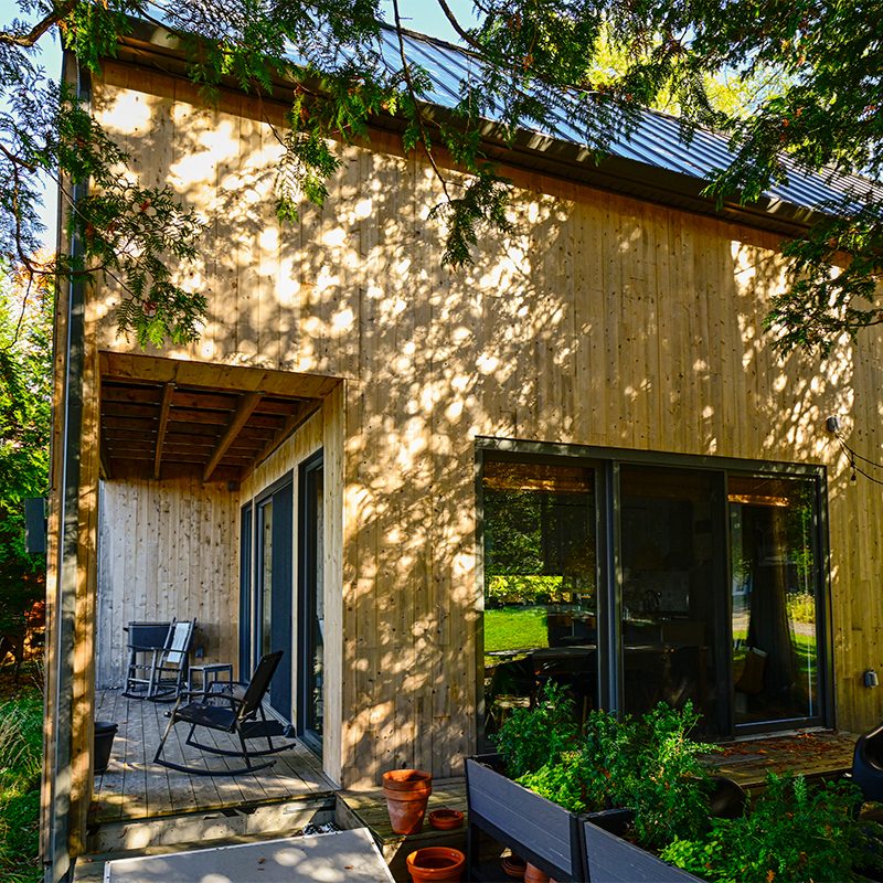 Chalet préfabriqué en kit