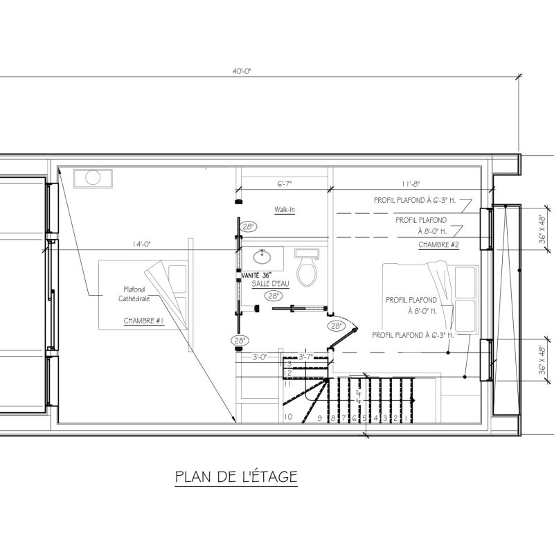 Chalet préfabriqué en kit