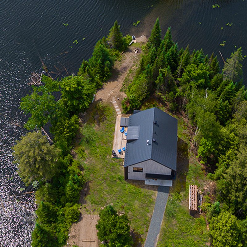 Variante Éco-Habitat S1600 - Vue aérienne
